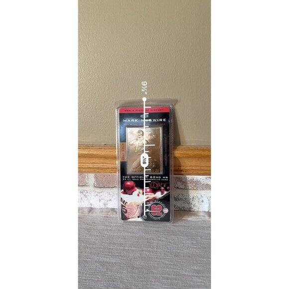 Mark McGwire 23KT Gold Commemorative Baseball Card Fleer Official Limited - Picture 11 of 11